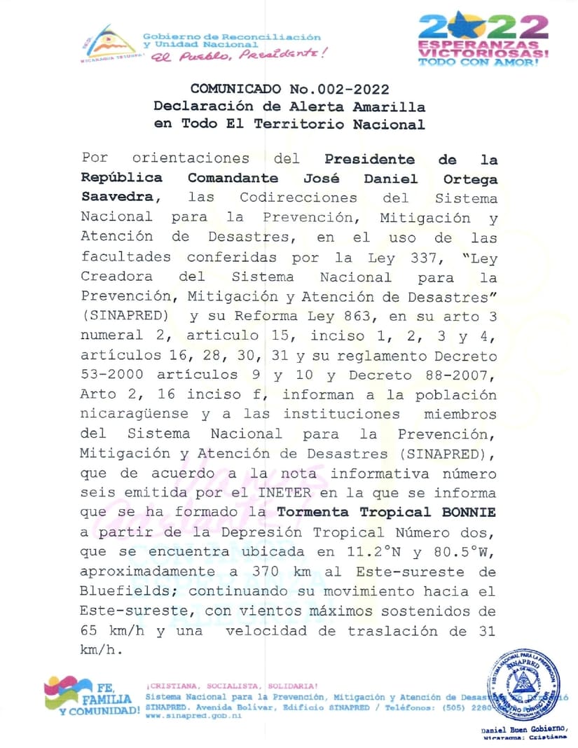 comunicado