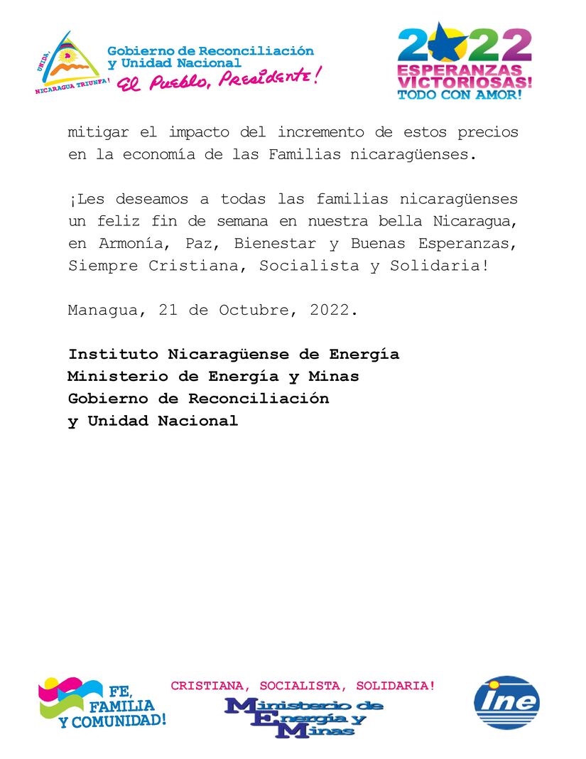 COMUNICADO