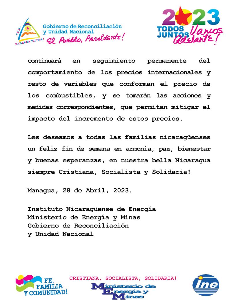 COMUNICADO