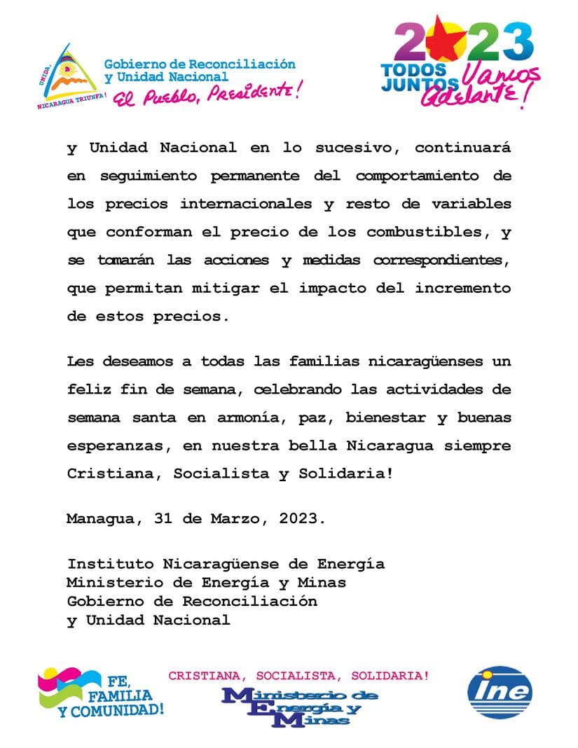 COMUNICADO