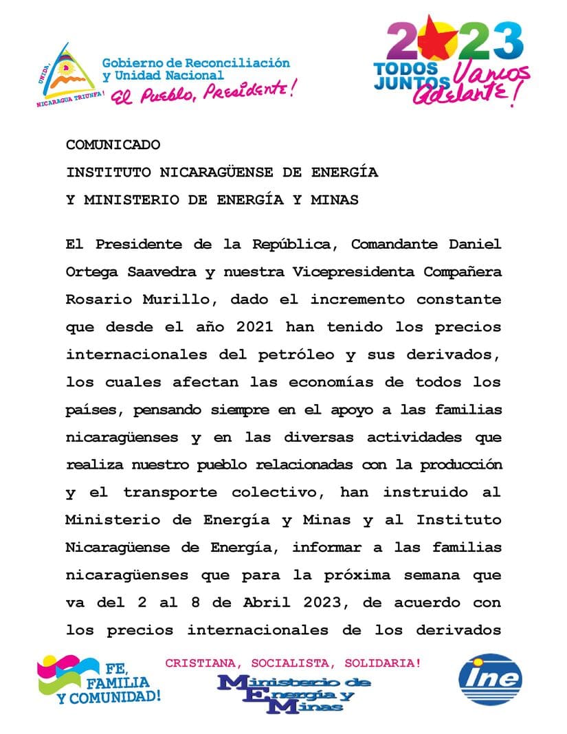 COMUNICADO