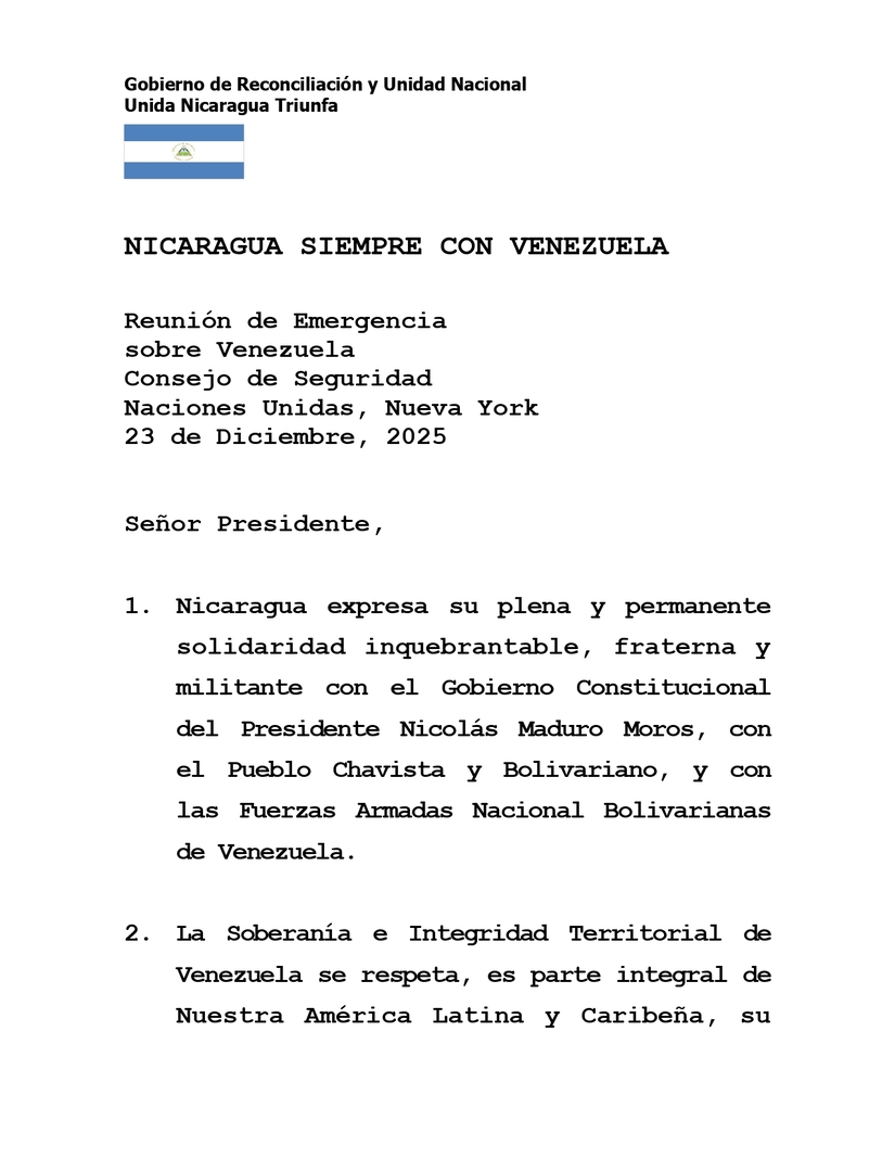 NICARAGUA-SIEMPRE-CON-VENEZUELA---Reunion-Consejo-de-Seguridad-ONU--23DIC2025_page-0001