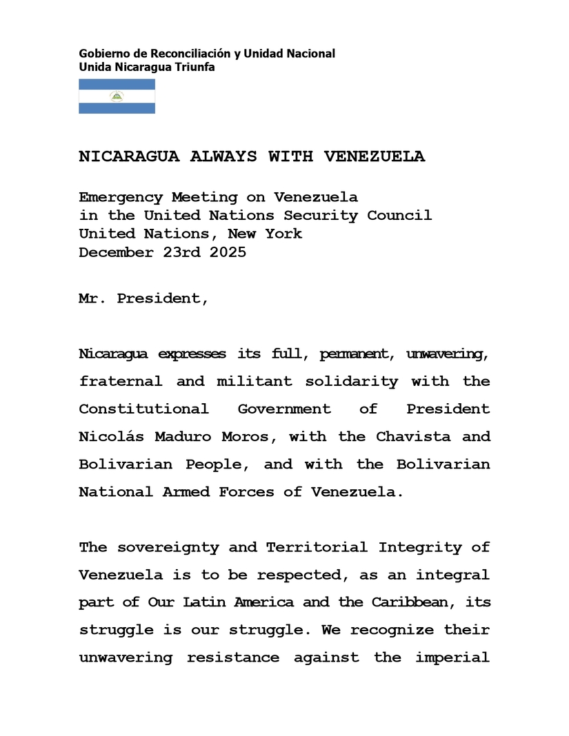 ENG_NICARAGUA-SIEMPRE-CON-VENEZUELA---Reunion-Consejo-de-Seguridad-ONU--23DIC2025_page-0001