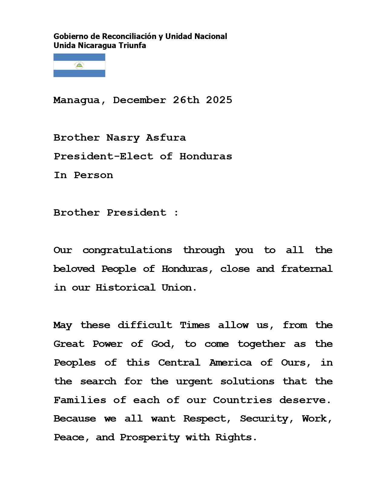 (ENG)-MENSAJE-AL-PDTE-ELECTO-DE-HONDURAS---26-DIC-2025_page-0001