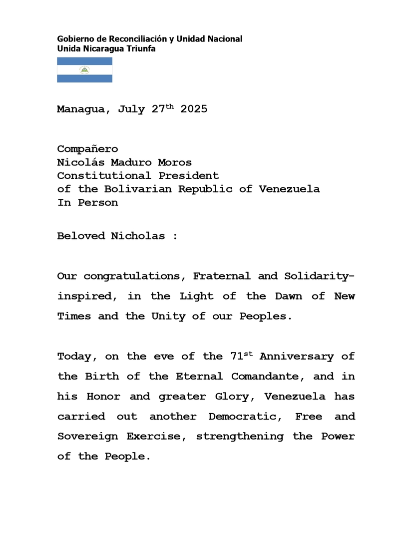 ENG_MENSAJE-AL-PRESIDENTE-NICOLAS-MADUROS-MOROS---28-JUL-2025_page-0001
