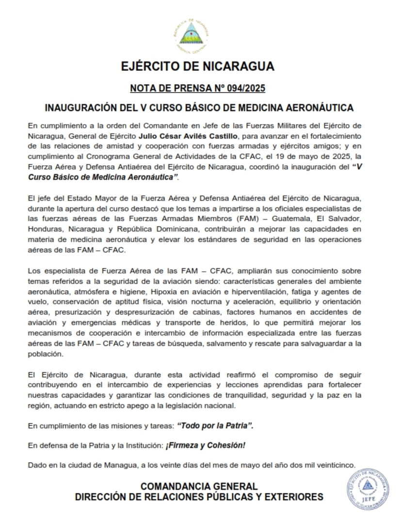 NP-N&deg;-094-CFAC-Inauguracion-del-Curso-Basico-de-Medicina-Aeronautica_001