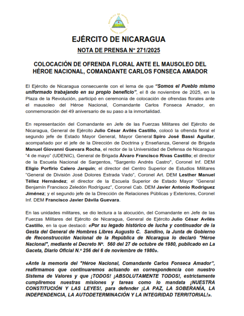 NP-N&deg;-271-Colocacion-de-ofrenda-floral-ante-el-mausoleo-del-Heroe-Nacional,-Comandante-Carlos-Fonseca_001
