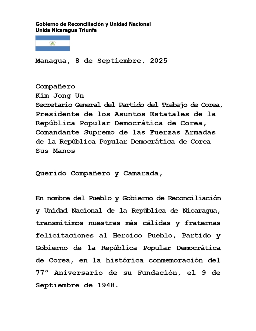 MENSAJE-AL-PDTE-RPD-DE-COREA-(ESP)---8-SEPT-2025_page-0001