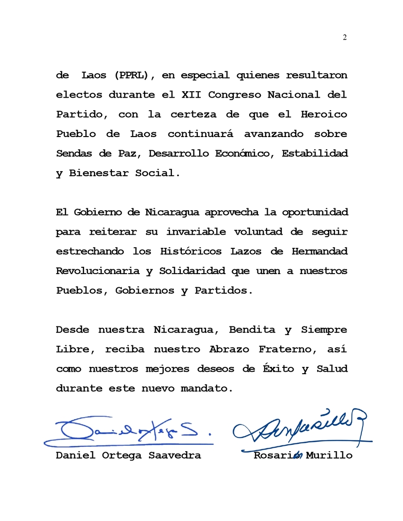 ESPANOL---MENSAJE-AL-PRESIDENTE-DE-LAOS-(ESP)---12-ENE-2026_page-0002